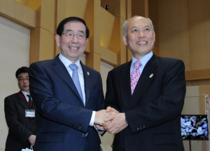 朴元淳市长为城市安全经济、“实惠外交”访问日本