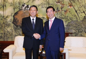 首尔市长及济州知事在上海协同开展韩国旅游宣传活动