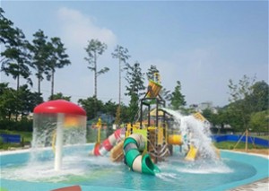 首尔市于中浪野营林公园打造市区水上乐园，8日正式开放