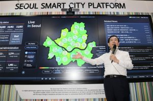 朴元淳市长在CES发表基调演讲并介绍数字市民市长室