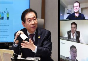 首尔市长与全球领导者进行“新型冠状病毒肺炎视频交流会”