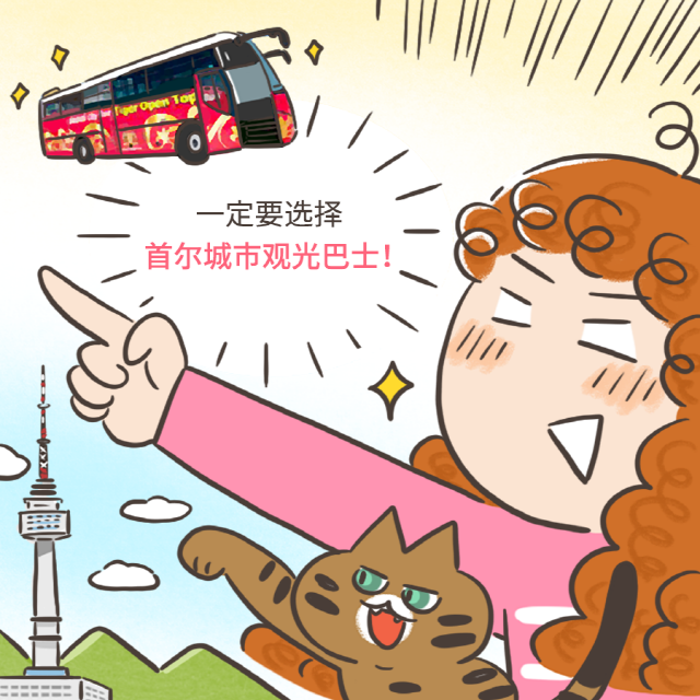 一定要选择 首尔城市观光巴士！