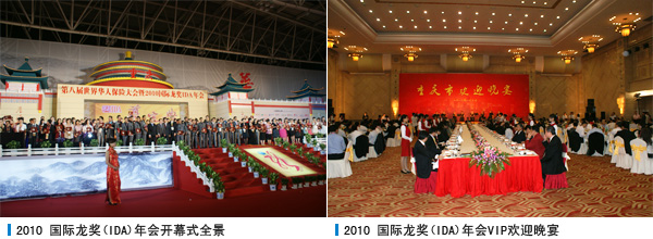 2010 国际龙奖(IDA)年会开幕式全景, 2010 国际龙奖(IDA)年会VIP欢迎晚宴